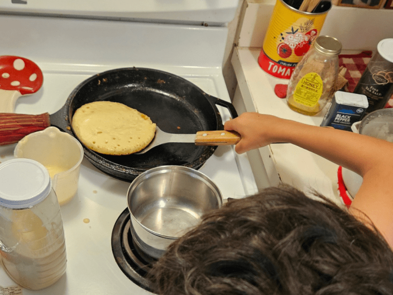 Low energy day, so let’s make&nbsp;pancakes!